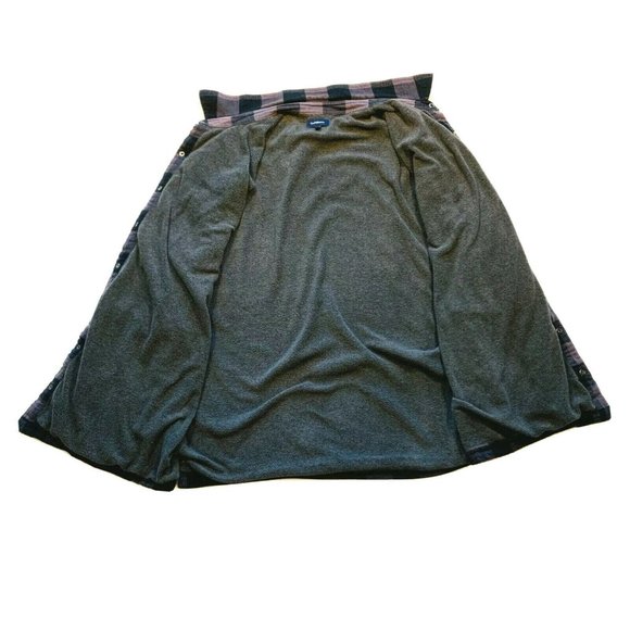 Croft & Barrow Flannel Jacket Shacket Fleece Lined‎ Snap Shirt Plaid 2XB Big - Picture 8 of 12